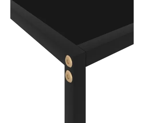 Konsoollaud, Must, 120 X 35 X 75 cm Karastatud Klaas