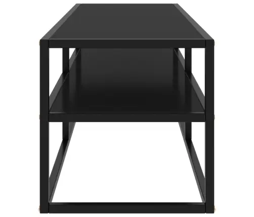 Telerialus Must, Musta Klaasiga, 120 X 40 X 40 Cm