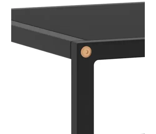 Telerialus Must, Musta Klaasiga, 120 X 40 X 40 Cm