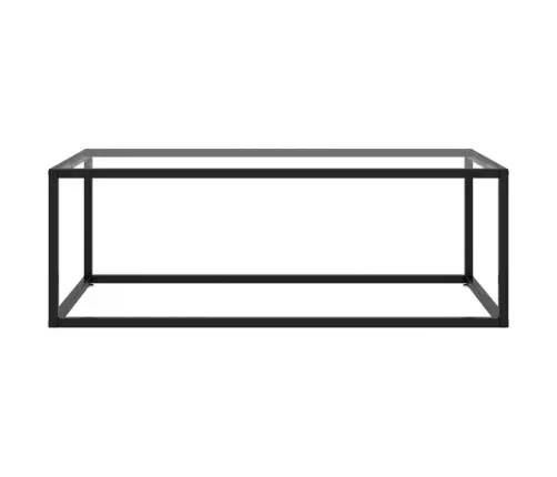 Kohvilaud, Must, Karastatud Klaas, 100 X 50 X 35 Cm