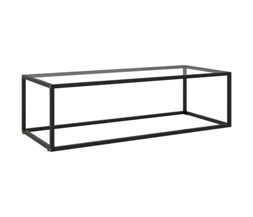 Kohvilaud, Must, Karastatud Klaas, 120 X 50 X 35 Cm