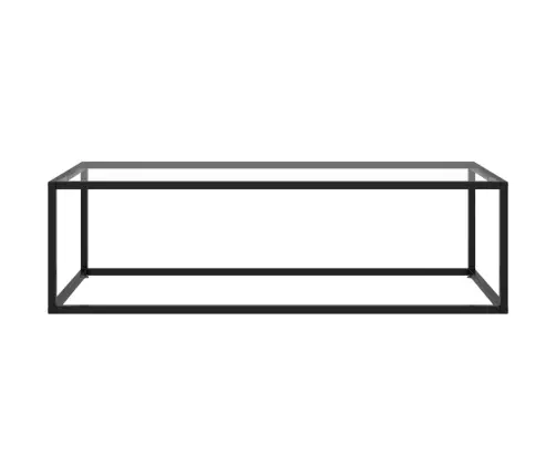 Kohvilaud, Must, Karastatud Klaas, 120 X 50 X 35 Cm