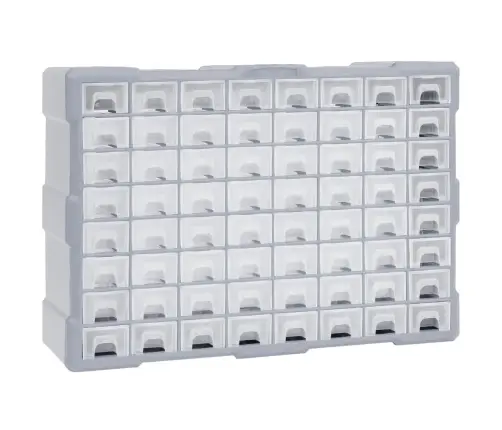 Stelažas Su 64 Stalčiais, 52X16X37,5Cm