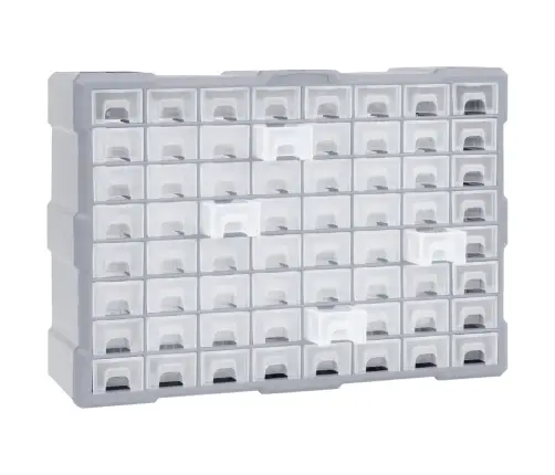 Stelažas Su 64 Stalčiais, 52X16X37,5Cm