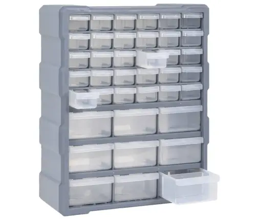 Plaukts Ar 39 Atvilktnēm, 38X16X47 Cm Vidaxl