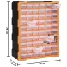Mitme Sahtliga Organiseerija 60 Sahtliga 38 X 16 X 47,5 Cm