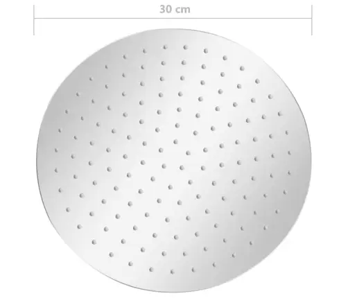 Lietaus Dušo Galvutė, 30cm Nerūdijantis Plienas 304, Apskrita