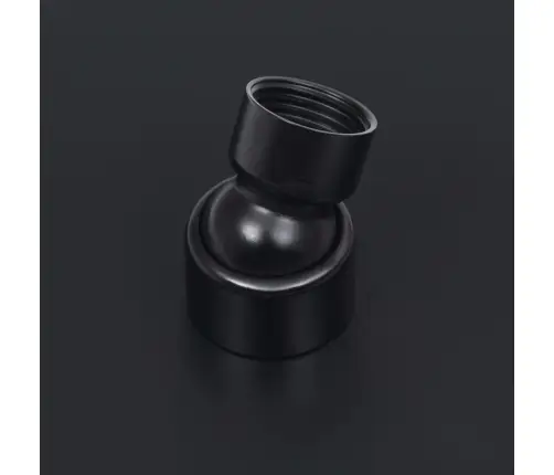 Lietus Dušas Galva, 20 Cm, Apaļa, Nerūsējošs Tērauds, Melna Vidaxl