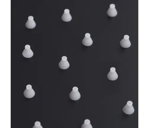 Lietus Dušas Galva, 20X20 Cm, Kvadrāta, Tērauds, Melna Vidaxl