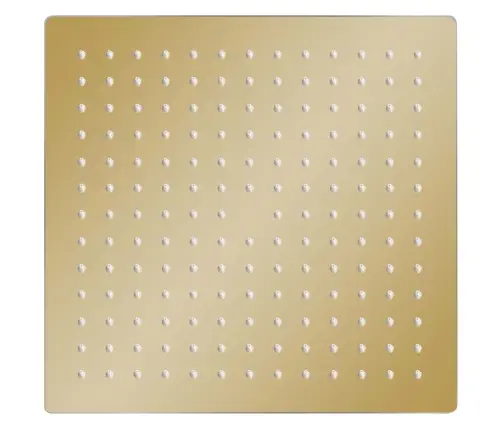 Lietaus Dušo Galvutė, Auksinė, 25X25cm Nerūdijantis Plienas