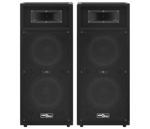 Profesionāli Pasīvie Skatuves Skaļruņi, 2 Gab., 1000 W, Melni Vidaxl