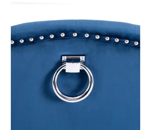 Virtuves Krēsli, 4 Gab., Zils Samts Vidaxl Virtuves Krēsli, 4 Gab., Zils Samts Vidaxl