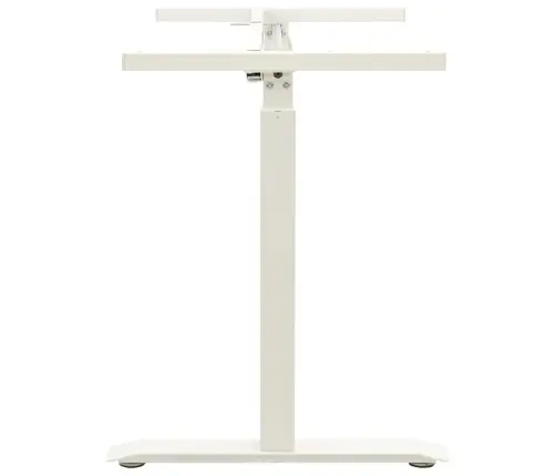 Galda Rāmis, Manuāli Regulējams Augstums, Ar Rokas Kloķi, Balts Vidaxl