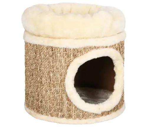 Kaķu Māja Ar Greznu Matraci, 33 Cm, Jūraszāles Vidaxl