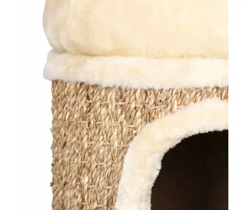 Kaķu Māja Ar Greznu Matraci, 33 Cm, Jūraszāles Vidaxl