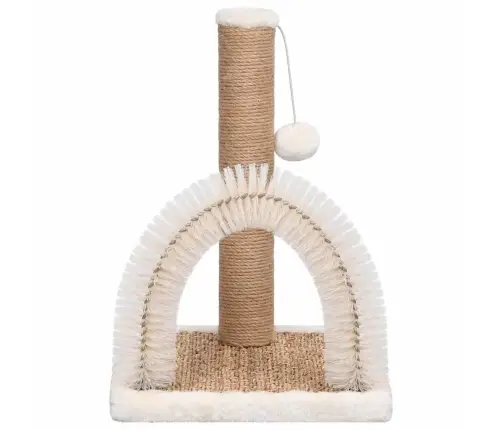 Kaķu Māja Ar Arkveida Suku Un Stabu Nagu Asināšanai Vidaxl