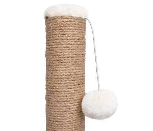 Kaķu Māja Ar Arkveida Suku Un Stabu Nagu Asināšanai Vidaxl