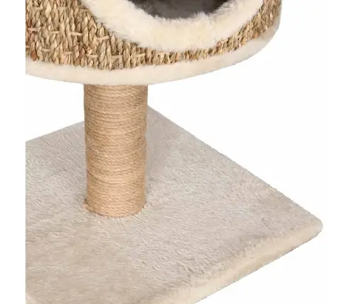 Kaķu Māja Ar Mājiņu Un Stabu Nagu Asināšanai, 52 Cm, Jūraszāles Vidaxl