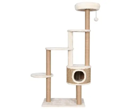 Kaķu Māja Ar Stabiem Nagu Asināšanai, 148 Cm, Jūraszāles Vidaxl