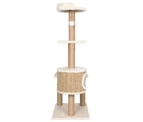 Kaķu Māja Ar Stabiem Nagu Asināšanai, 123 Cm, Jūraszāles Vidaxl