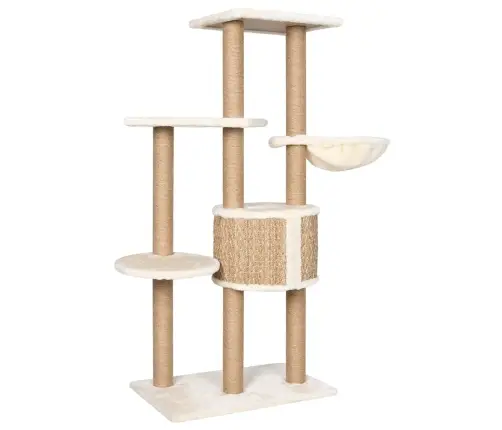 Kaķu Māja Ar Stabiem Nagu Asināšanai, 126 Cm, Jūraszāles Vidaxl