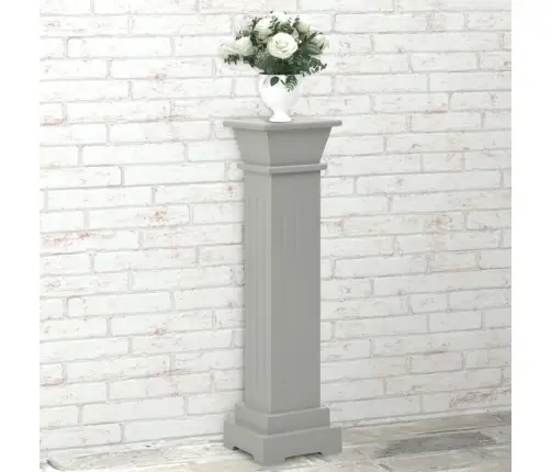 Klassikaline Kandiline Lillepostament, Hall, 17X17X66 cm Mdf Klassikaline Kandiline Lillepostament, Hall, 17X17X66 cm Mdf