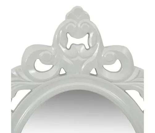 Sienas Atslēgu Plaukts Ar Spoguli Un Pakaramajiem, Pelēks Vidaxl