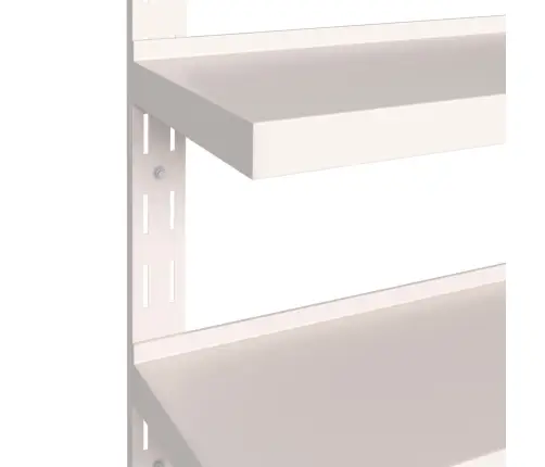 2-Korruselised Seinariiulid 2 Tk, Roostevaba Teras 240 X 30 Cm