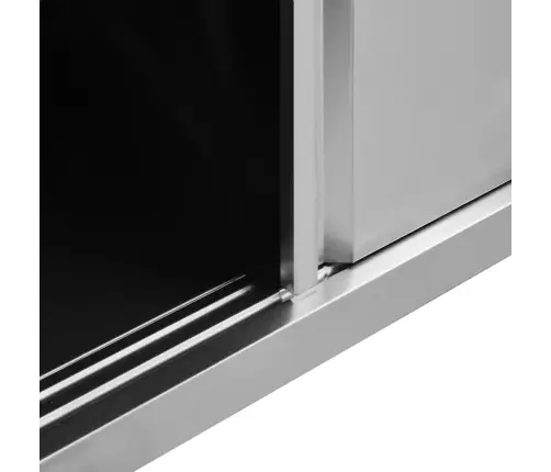 Töölauad Liugustega 2 Tk, 200X50X(95-97) cm Roostevaba Teras