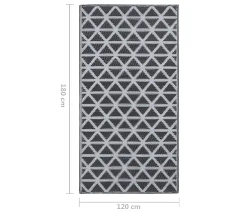 Õuevaip, Arakil Must, 120 X 180 cm Pp