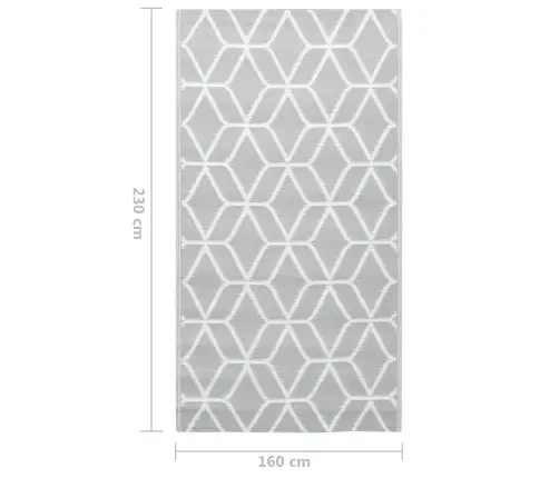 Lauko Kilimas, Arakil Pilkos Spalvos, 160X230cm Pp