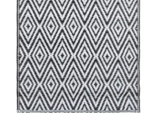 Õuevaip, Arakil Valge Ja Must, 160 X 230 cm Pp