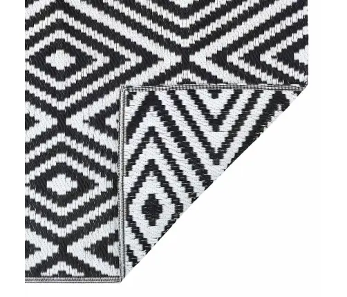 Õuevaip, Arakil Valge Ja Must, 190 X 290 cm Pp