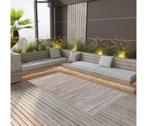 Āra Paklājs, 120X180 Cm, Arakil Brūns Pp Vidaxl