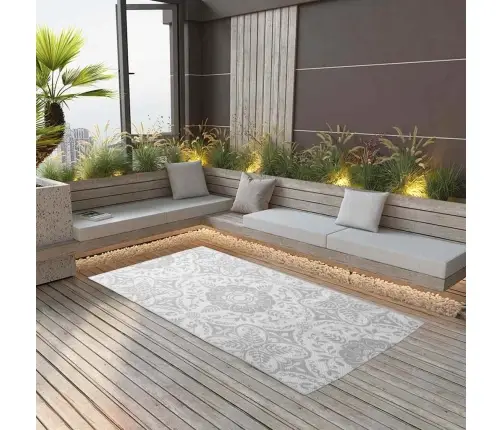 Lauko Kilimas, Arakil Šviesiai Pilkos Spalvos, 160X230cm Pp