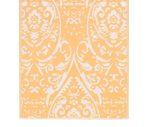 Āra Paklājs, 80X150 Cm, Arakil Oranžs Un Balts Pp Vidaxl