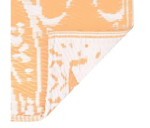 Āra Paklājs, 80X150 Cm, Arakil Oranžs Un Balts Pp Vidaxl