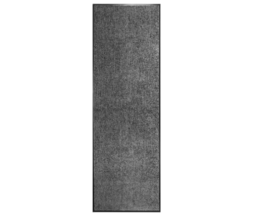 Durvju Paklājs, Mazgājams, Antracītpelēks, 60X180 Cm Vidaxl