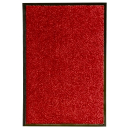 Durvju Paklājs, Mazgājams, Sarkans, 40X60 Cm Vidaxl