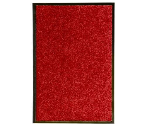 Durvju Paklājs, Mazgājams, Sarkans, 40X60 Cm Vidaxl