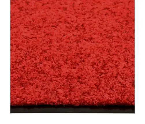 Durvju Paklājs, Mazgājams, Sarkans, 90X120 Cm Vidaxl