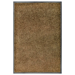 Durvju Paklājs, Mazgājams, Brūns, 60X90 Cm Vidaxl