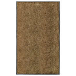 Durvju Paklājs, Mazgājams, Brūns, 90X150 Cm Vidaxl