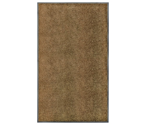 Durvju Paklājs, Mazgājams, Brūns, 90X150 Cm Vidaxl