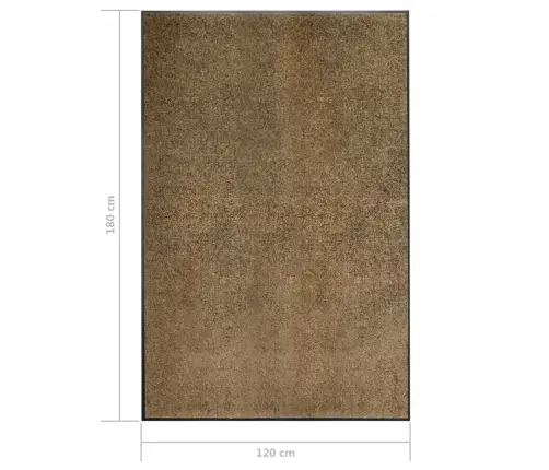 Durų Kilimėlis, Rudos Spalvos, 120X180cm Plaunamas