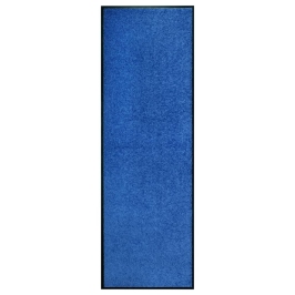 Durvju Paklājs, Mazgājams, Zils, 60X180 Cm Vidaxl