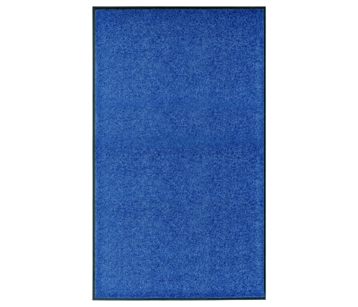Durvju Paklājs, Mazgājams, Zils, 90X150 Cm Vidaxl