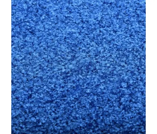 Durvju Paklājs, Mazgājams, Zils, 90X150 Cm Vidaxl