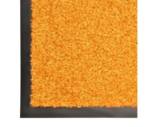 Durvju Paklājs, Mazgājams, Oranžs, 60X90 Cm Vidaxl