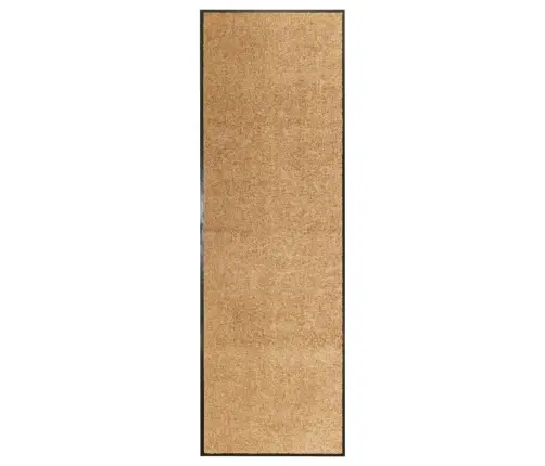 Durvju Paklājs, Mazgājams, Krēmkrāsā, 60X180 Cm Vidaxl